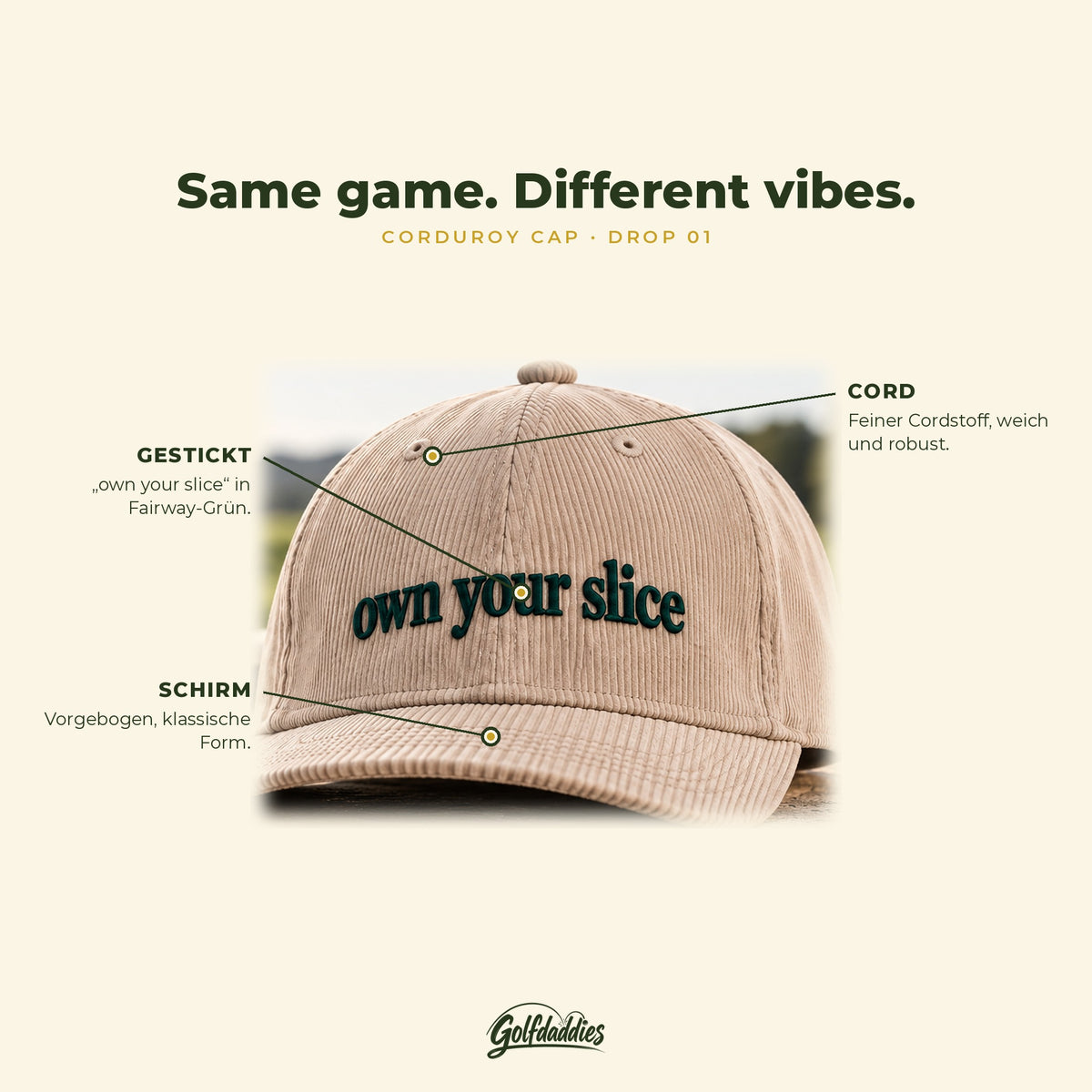Corduroy Cap